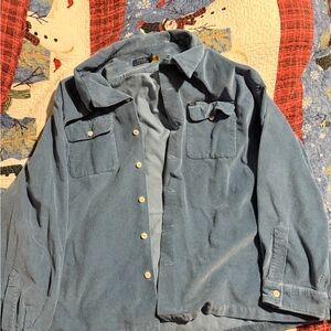 Ralph Lauren Polo Corduroy Shirt in Light Blue